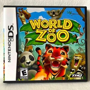Nintendo DS World of Zoo Video Game Complete with Case & Manual